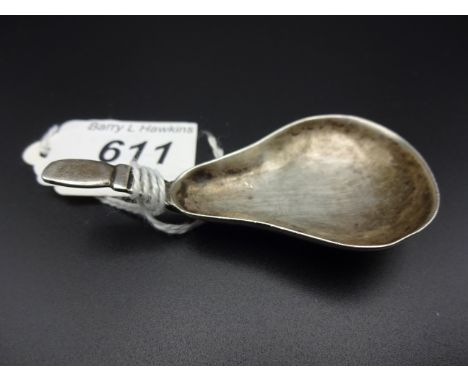 SILVER CADDY SPOON 1901 PAIRPOINT BROTHERS LONDON 13.5g