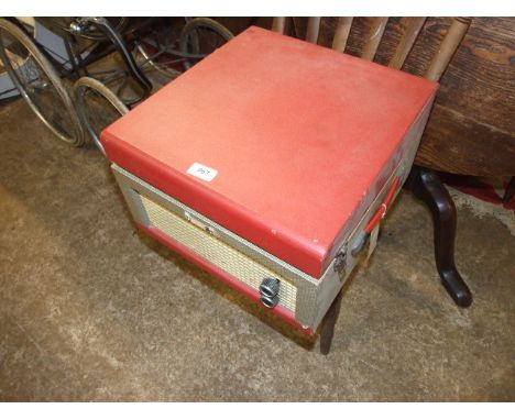 DANSETTE MAJOR RECORD PLAYER ( SOLD AS COLLECTORS / DISPLAY ITEM )WIRING CUT OFF