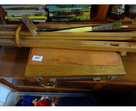 ARTISTS EASEL PAINTBRUSHES ETC