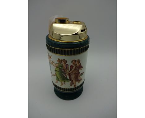 COLIBRI TABLE LIGHTER AND AMSTEL BEER BOTTLE OPENER