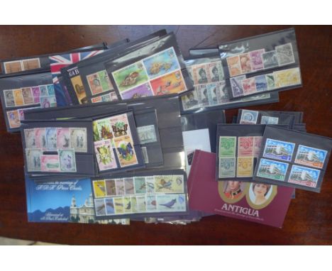 A Commonwealth stamp collection on small stock-cards to include a range of sets to high values, booklets and covers 