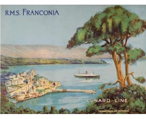 The RMS Franconia was a famous ocean liner that belonged to the Cunard Line. It was one of the company's notable ships during