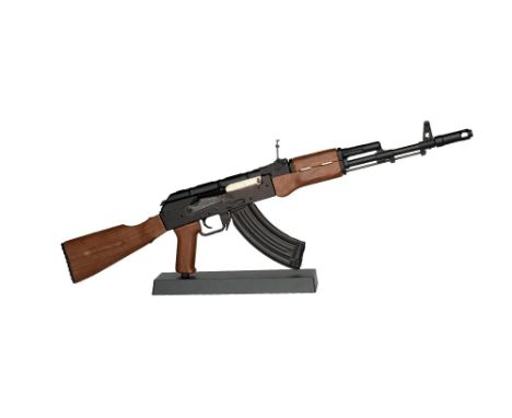 The AK-47, also known as the Kalashnikov, is a selective-fire, gas-operated 7.62x39mm assault rifle that was designed by Mikh
