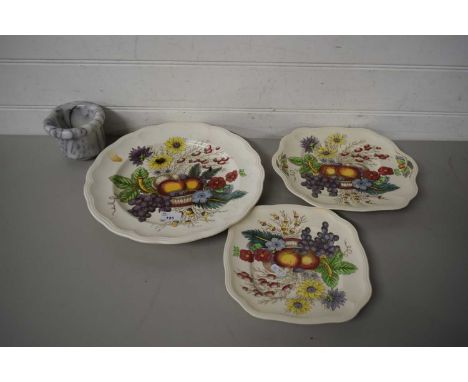 COPELAND SPODE DINNER WARES WITH FRUIT DESIGN