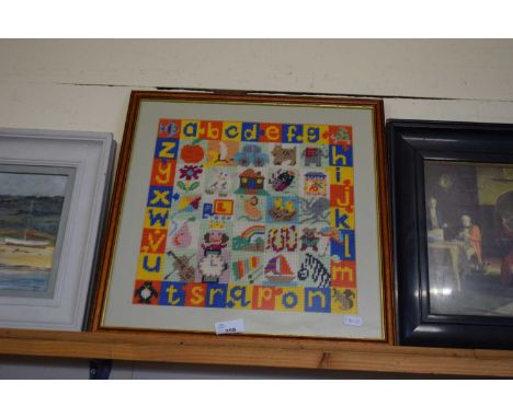 FRAMED TAPESTRY NURSERY PICTURE