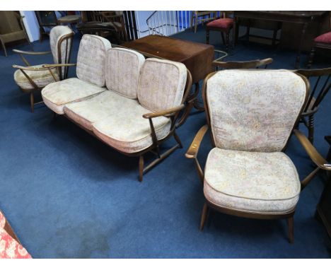 An Ercol three piece suite