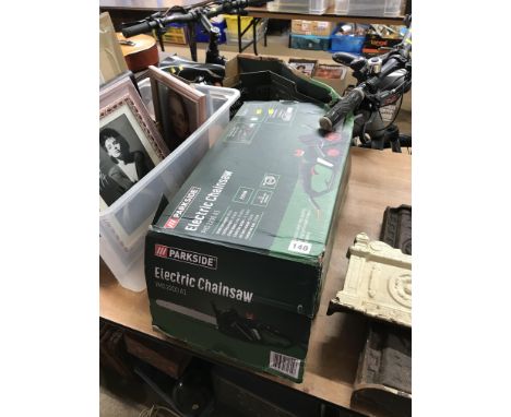 An electric chainsaw