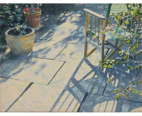 Norman Rowe (b.1929)Study: Terrace, 1981titled and dated (to reverse)oil on canvas22 x 28cm. Provenance:The collection of Pau