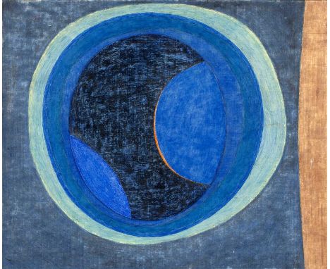 Jennifer Durrant (b.1942)Small Blue, 1990/91acrylic on board25.5 x 30cm. Provenance:Francis Graham-Dixon Gallery, London;The 