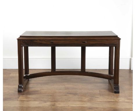 Manner of Edward Barnsley (1900-1987)Low occasional tablemacassar58cm high,104cm wide, 47cm deep. Provenance:The collection o