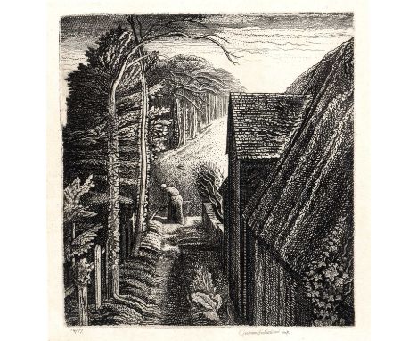 Graham Sutherland (1903-1980)Hanger Hill, 192714/77, signed and numbered in pencil (in the margin)etching16 x 15cm. Provenanc