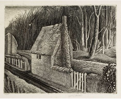 Graham Sutherland (1903-1980)Cottage in Dorset, Wood End, 192720/60, signed and numbered in pencil (in the margin)etching16 x