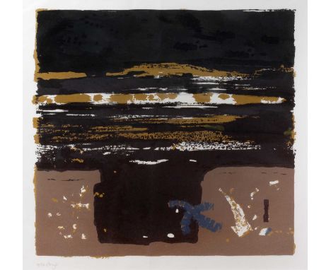 Prunella Clough (1919-1999)Wall and Scrap, 196219/50, signed and numbered in pencil (lower right)lithograph58 x 51cm. Provena