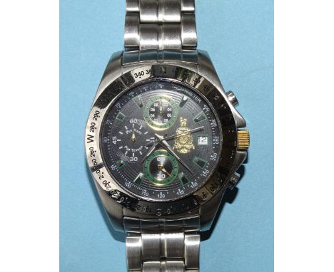 The Royal Marines Commando Chronograph by Bradford Exchange, no.112 of 4999, (boxed). 