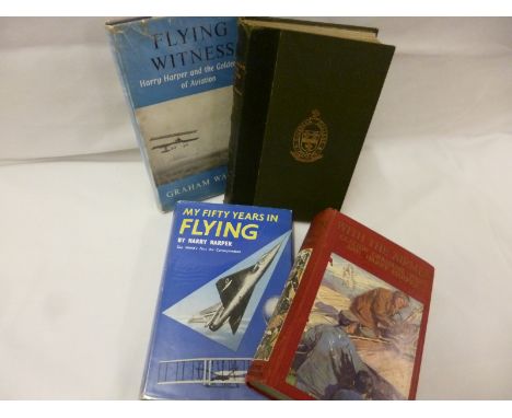 CLAUDE GRAHAME-WHITE AND HARRY HARPER:  WITH THE AIRMEN, illustrated Cyrus Cuneo, L, Henry Frowde, Hodder & Stoughton, 1913, 