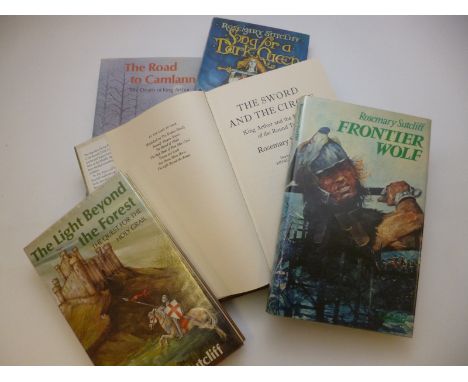 ROSEMARY SUTCLIFF, 5 ttls: SONG FOR A DARK QUEEN, 1978, 1st edn, orig cl, d/w; THE LIGHT BEYOND THE FOREST, 1979, 1st edn, or