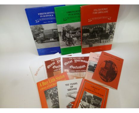 DEREK T FARMAN: 150 YEARS OF SERVICE - STALHAM FIRE BRIGADE, 1983, 1st edn, orig card wraps + JOHN E BASHAM: BRANDON 1789 - A