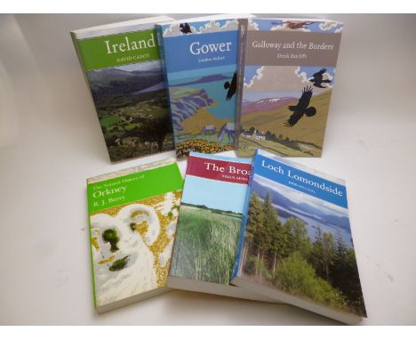 R J BERRY: THE NATURAL HISTORY OF ORKNEY, 1985, 1st edn, New Naturalist Series No 70, orig card wraps + DAVID CABOT: IRELAND,
