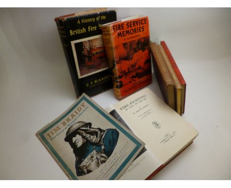 JAMES COMPTON MERRYWEATHER: FIRE PROTECTION OF MANSIONS, 1899, 3rd edn, orig blind stpd cl gt + W BRANCH JOHNSON: FIRE-FIGHTI