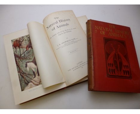 J R AINSWORTH DAVIS: THE NATURAL HISTORY OF ANIMALS, 1903-1904, vols 1-8, orig cl gt, spines slightly faded (8)