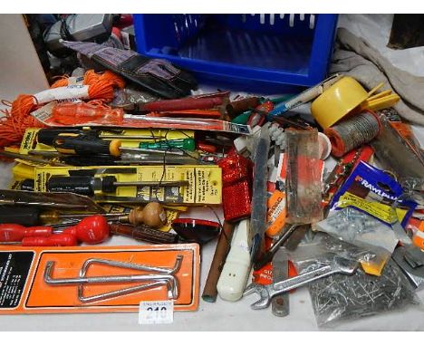 A large quantity of tools etc.,
