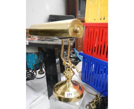 A mid 20th century adjustable desk lamp.