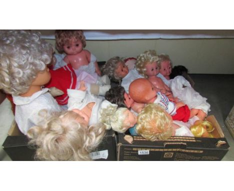 A good collection of dolls including Tiny Tears, Cabbage Patch etc.,