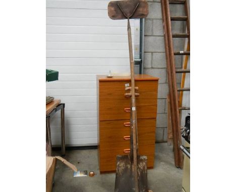 A quantity of garden tools.