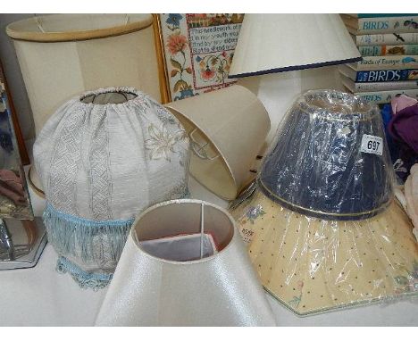 A quantity of new lamp shades etc.,