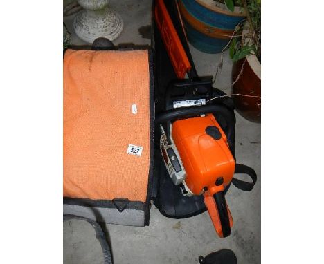 A chainsaw