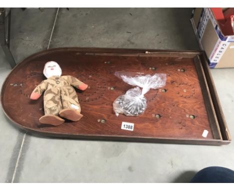 An old bagatelle &amp; a vintage Unica Belgium Doll