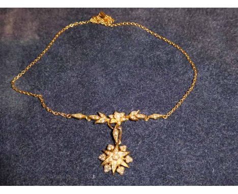 15ct seed pearl necklace 6.3g gross