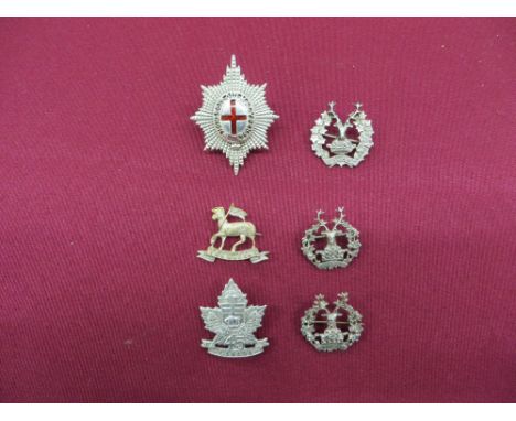 sweetheart include Gordon Highlanders marked “Silver” with Aberdeen maker.  Brooch fitting ... 2 x Gordon Highlanders with ma