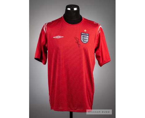 At Auction: DAVID BECKHAM & MICHAEL OWEN SIGNED SOCCER JERSEY