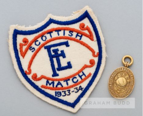 Football League representative medal awarded to Cliff Bastin for the match v The Scottish FL played at Ibrox 10th February 19