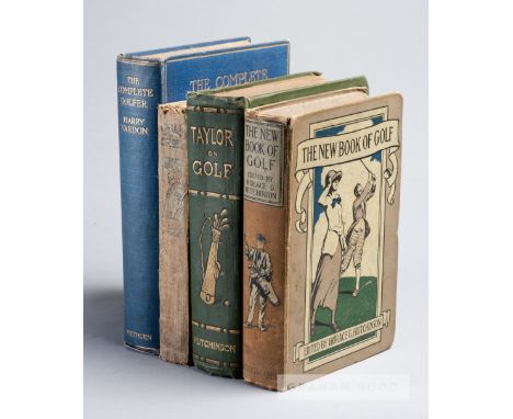 25 volumes on golf,comprising: 3 x Harry Vardon, How to Play Golf, 3rd, 5th & 10th editions; Harry Vardon, The Complete Golfe