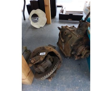 TWO CAR ENGINE PARTS