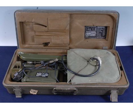 A French Army DM. 5A type mine detector, serial no. 002382.
