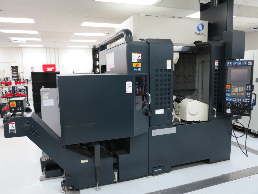 2013 MAKINO V33i-5XB 5-AXIS VERTICAL MACHINING CENTER, LASER CALIBRATED ...