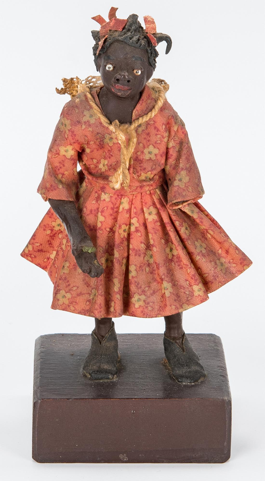 Grouping of seven (7) Southern African American wax folk art figures