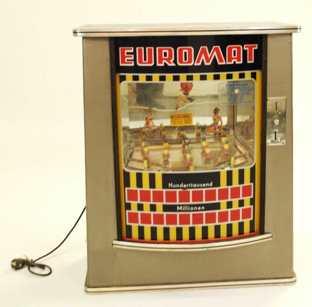 Euromat Wandflipper Aisch Melchers 1963 Elektromechanisches Gerat 220v Holzgehause Guter Geb