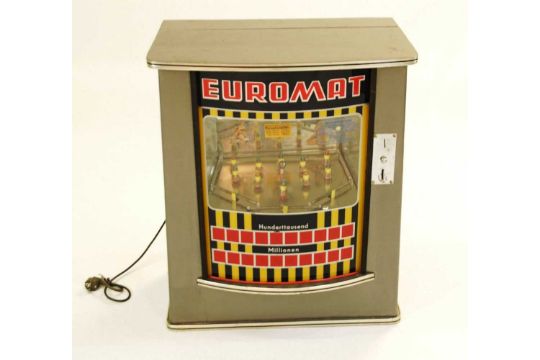 Euromat Wandflipper Aisch Melchers 1963 Elektromechanisches Gerat 220v Holzgehause Guter Geb