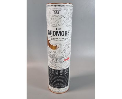 The Ardmore Highland Single Malt Scotch Whisky.  700ml.  40% vol. in tubular box.  (B.P. 21% + VAT) 