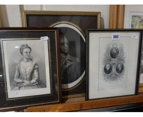         A Group Of Mixed Portrait Engravings (4)                                        