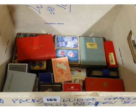         A Varied Collection Of Forty Playing Card Packs, Many Of Advertising Interest   