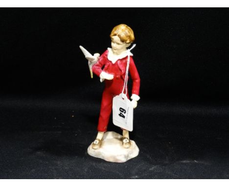         A Royal Worcester Figure, The Parakeet, (Birds Wings Restored)                  