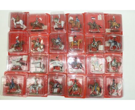 Del Prado Cavalry of the Napoleonic Wars Series in original bubble packs, and one duplicate, complete with one hundred and tw