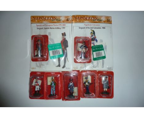 Del Prado Wars of Napoleon Series one hundred figures on foot in original blister packs (M) (100) 