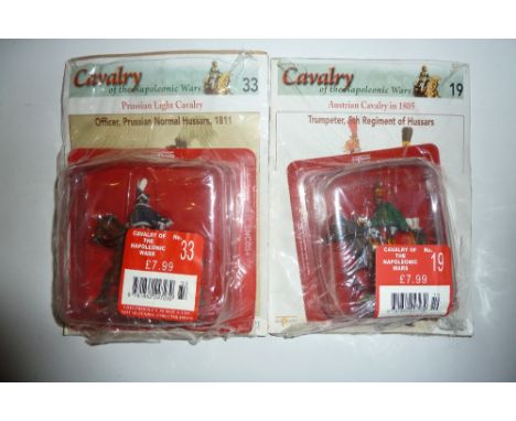 Del Prado Napoleonic Cavalry Series one hundred and seven mounted figures in original blister packs (M) (107)