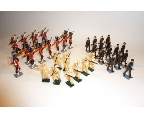 New Toy Soldiers, The British Indian Army Britains set 40181, Hyderabad Contingent with two additional men, Tradition British